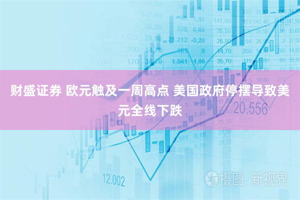 财盛证券 欧元触及一周高点 美国政府停摆导致美元全线下跌