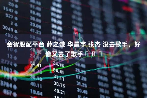 金智股配平台 薛之谦 华晨宇 张杰 没去歌手，好像又去了歌手 ​​​